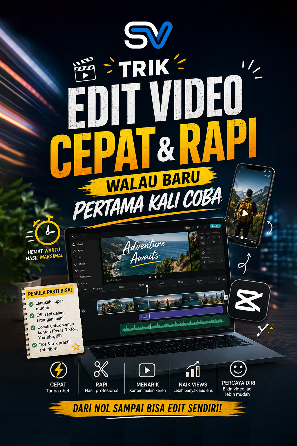 Cover E-Book Jago Edit CapCut HP